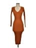 NBD Orange Casual Dress Size S - photo 1