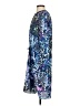 NYDJ 100% Polyester Print Blue Casual Dress Size S - photo 5