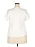 Emery Rose White Short Sleeve Top Size XXL - photo 2