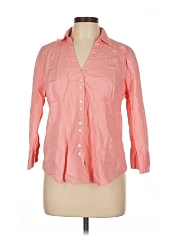 G.H. Bass & Co. 3/4 Sleeve Button-Down Shirt (view 1)