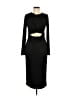Bar III Black Cocktail Dress Size L - photo 1