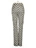 Boden Polka Dots Gray Casual Pants Size 4R - photo 2
