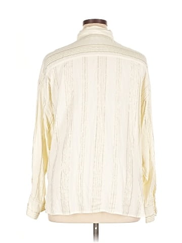 Ann Taylor LOFT Outlet Long Sleeve Button-Down Shirt (view 2)