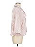 Eberjey Pink 3/4 Sleeve Button-Down Shirt Size M - photo 4