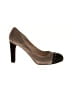 L.K. Bennett Color Block Brown Gray Heels Size EU 39 1/2 - photo 1