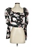 Buddy Love Black 3/4 Sleeve Blouse Size S - photo 1