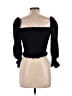 Kiwi 100% Polyester Black 3/4 Sleeve Blouse Size L - photo 2