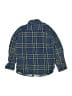Zara Kids Plaid Blue Long Sleeve Button-Down Shirt Size 7 - photo 2