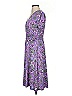 Dialogue Paisley Purple Casual Dress Size XS - photo 5