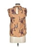 Assorted Brands 100% Viscose Gold Sleeveless Blouse Size L - photo 2