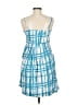 Halogen Print Blue Casual Dress Size 6 - photo 2