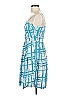 Halogen Print Blue Casual Dress Size 6 - photo 5