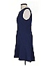 Esley Solid Blue Casual Dress Size S - photo 5