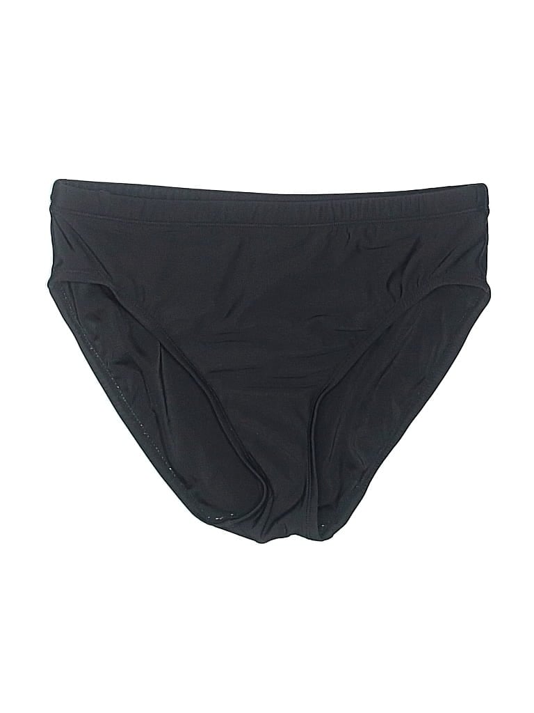 Pre-owned Aqua Green Swimsuit Bottoms In Black