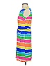 Ellen Tracy Stripes Blue Casual Dress Size 4 - photo 5