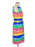 Ellen Tracy Stripes Blue Casual Dress Size 4 - photo 4