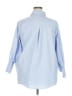 Unbranded Blue 3/4 Sleeve Button-Down Shirt Size 2X - photo 2
