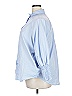 Unbranded Blue 3/4 Sleeve Button-Down Shirt Size 2X - photo 5