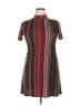 BCBGeneration Stripes Burgundy Casual Dress Size S - photo 1