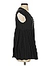Vanessa Virginia 100% Rayon Black Sleeveless Button-Down Shirt Size XS - photo 4