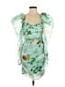 ASOS 100% Polyester Green Cocktail Dress Size 0 - photo 1