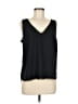 Chelsea28 100% Polyester Black Sleeveless Blouse Size M - photo 1