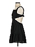 Unbranded 100% Polyester Solid Black Cocktail Dress Size S - photo 5