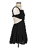 Unbranded 100% Polyester Solid Black Cocktail Dress Size S - photo 4