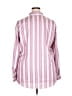 Unbranded Stripes Pink Long Sleeve Button-Down Shirt Size XXL - photo 2