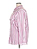 Unbranded Stripes Pink Long Sleeve Button-Down Shirt Size XXL - photo 5