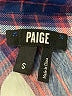 Paige 100% Viscose Plaid Blue Long Sleeve Button-Down Shirt Size S - photo 7