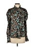 MISA Los Angeles 100% Polyester Teal Long Sleeve Blouse Size XS - photo 1
