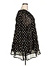 Hayden 100% Polyester Polka Dots Black Long Sleeve Blouse Size XXL - photo 4