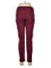Express Color Block Burgundy Jeans Size 6 - photo 2
