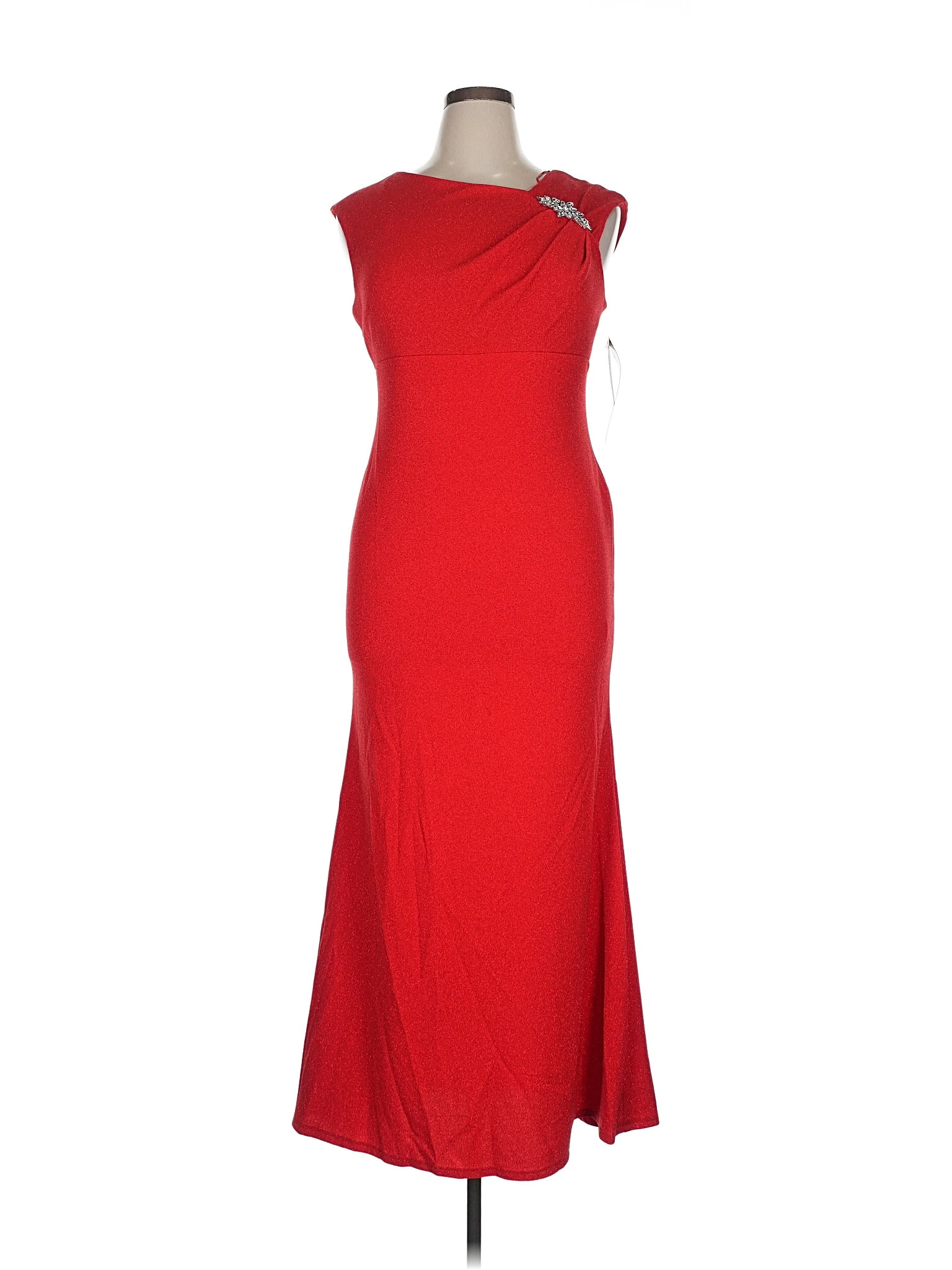 ignite evening dresses plus size Women Plus Size Evening Dresses for Bridesmaid Party – DolphinBanana main image 1