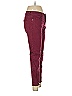 Express Color Block Burgundy Jeans Size 6 - photo 4