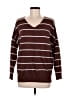 Cents of Style Stripes Brown Pullover Sweater Size M - photo 1