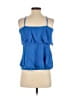 BCBGMAXAZRIA 100% Rayon Blue Sleeveless Blouse Size S - photo 2