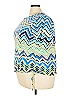 Oncue Casual Blue Short Sleeve Blouse Size 3X - photo 5