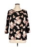 Apt. 9 Black 3/4 Sleeve Blouse Size XL - photo 1
