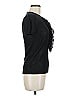 BCBGMAXAZRIA Black Short Sleeve Top Size M - photo 4