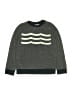 Sol Angeles Chevron-herringbone Gray Pullover Sweater Size 8 - photo 1
