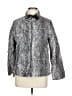 Chico's Animal Print Silver Jacket Size L - photo 1