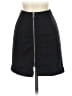 Free People Solid Black Denim Skirt Size 2 - photo 1