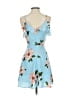 JOA Floral Blue Casual Dress Size XS - photo 2