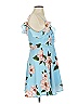 JOA Floral Blue Casual Dress Size XS - photo 4