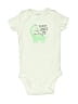 Carter's 100% Cotton Graphic Ivory Short Sleeve Onesie 0-3 MO / 3 MO - photo 1