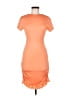 LEAU Solid Orange Cocktail Dress Size M - photo 1
