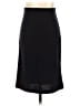 St. John Collection Solid Black Wool Skirt Size XP - photo 2