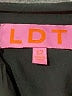 LDT 100% Polyester Argyle Black Casual Dress Size 12 - photo 6